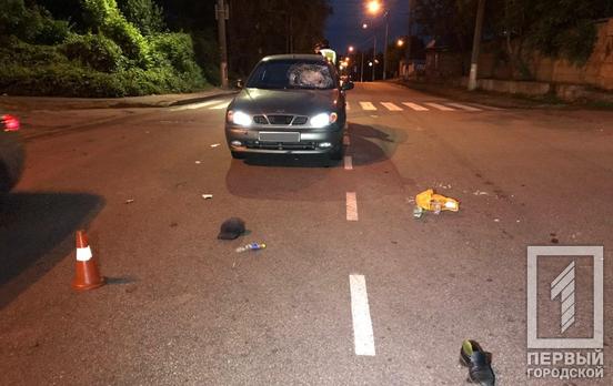Переходил дорогу в неположенном месте: в Кривом Роге автомобиль сбил мужчину