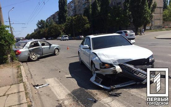 В Кривом Роге столкнулись две легковушки: есть пострадавший