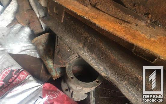 В Кривом Роге полицейские ликвидировали незаконный пункт приёма металлолома