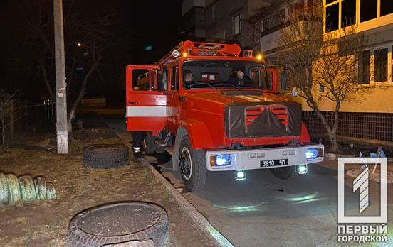 В Кривом Роге горела пристройка на территории частного дома