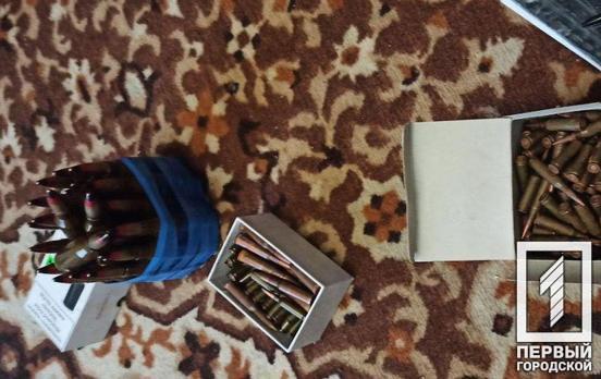 В Кривом Роге у парня изъяли 300 патронов