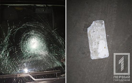 Ночью в Кривом Роге хулиганы кирпичом разбили машину, – соцсети