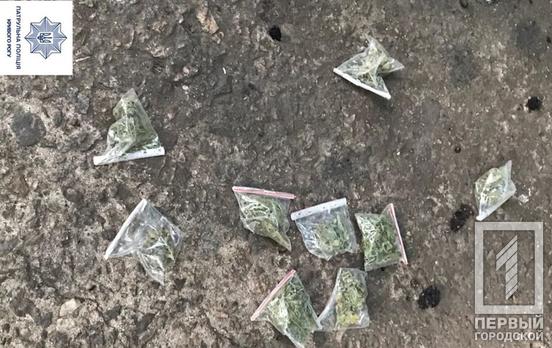 Нашёл на улице: полицейские Кривого Рога обнаружили у мужчины наркотики