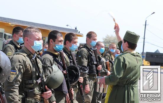 В Кривой Рог вернулись нацгвардейцы из зоны операции Объединённых сил