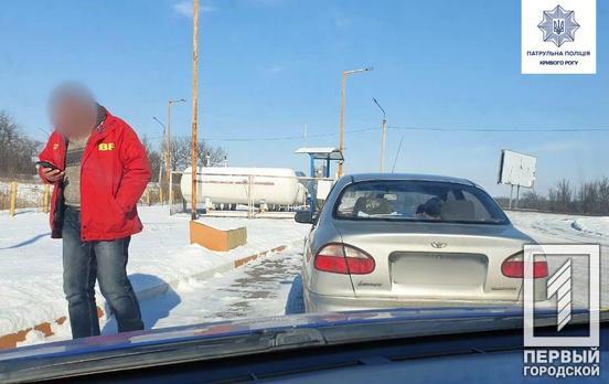 Патрульные Кривого Рога задержали предполагаемого грабителя