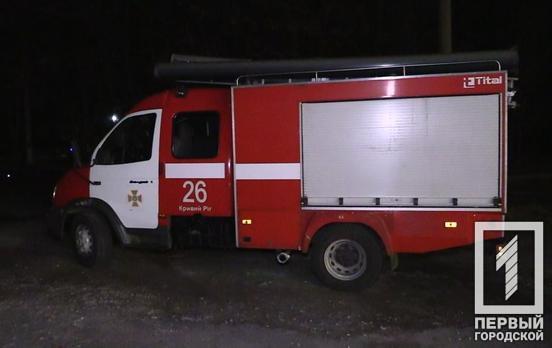 Недалеко от Кривого Рога горел гараж с автомобилем внутри