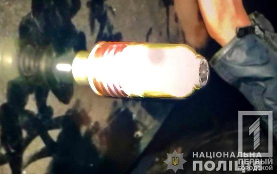В Кривом Роге полицейские изъяли у мужчины гранату