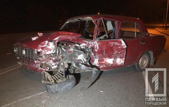 В результате аварии в Кривом Роге пострадал мужчина