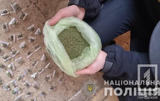 В Кривом Роге задержали двух молодых людей с «травкой»