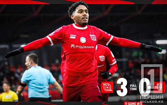 Лишили суперників ні з чим: криворіжці розгромили «Олександрію» у передостанньому матчі першої частини сезону