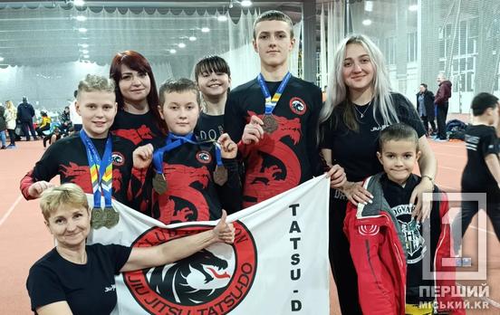 Юные мастера единоборств: криворожане на соревнованиях по джиу-джицу в Кропивницком завоевали три золота и две бронзы