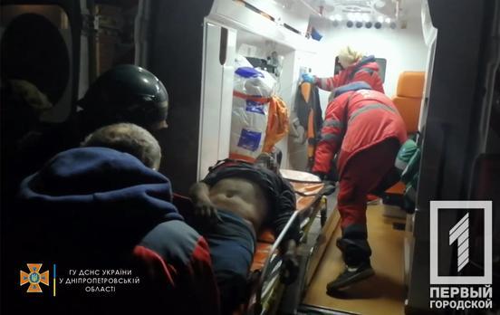 У Кривому Розі під час пожежі врятували з вогню чоловіка