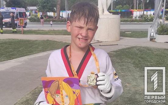 Школяр з Кривого Рогу виборов перше місце на чемпіонаті з тхеквондо в Італії