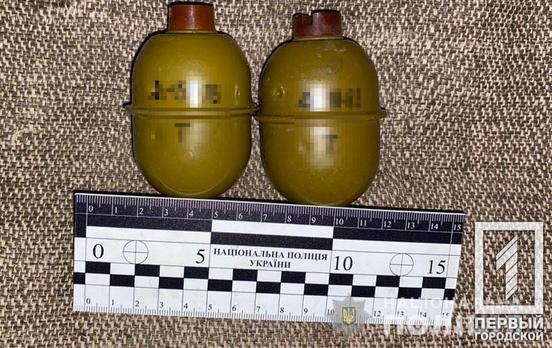 У мешканця Дніпропетровщини під час обшуку поліція виявила патрони та гранати