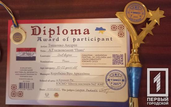 Сім призових місць посіли юні музиканти з Кривого Рогу на всеукраїнських та міжнародних конкурсах