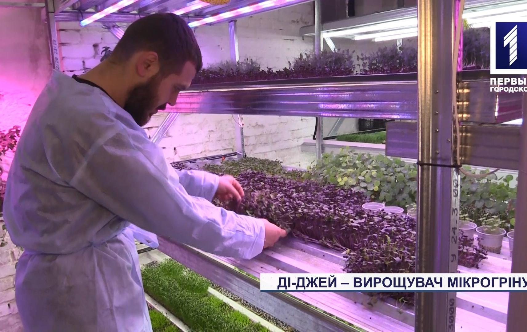 Ді-джей, який вирощує мікрогрін у Кривому Розі