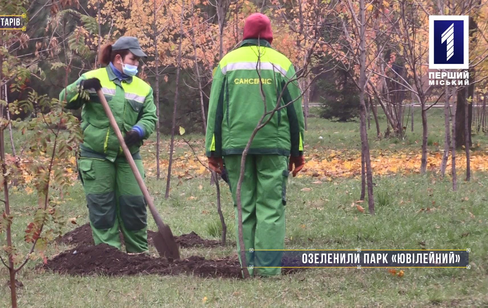 Без коментарів: озеленили парк «Ювілейний»