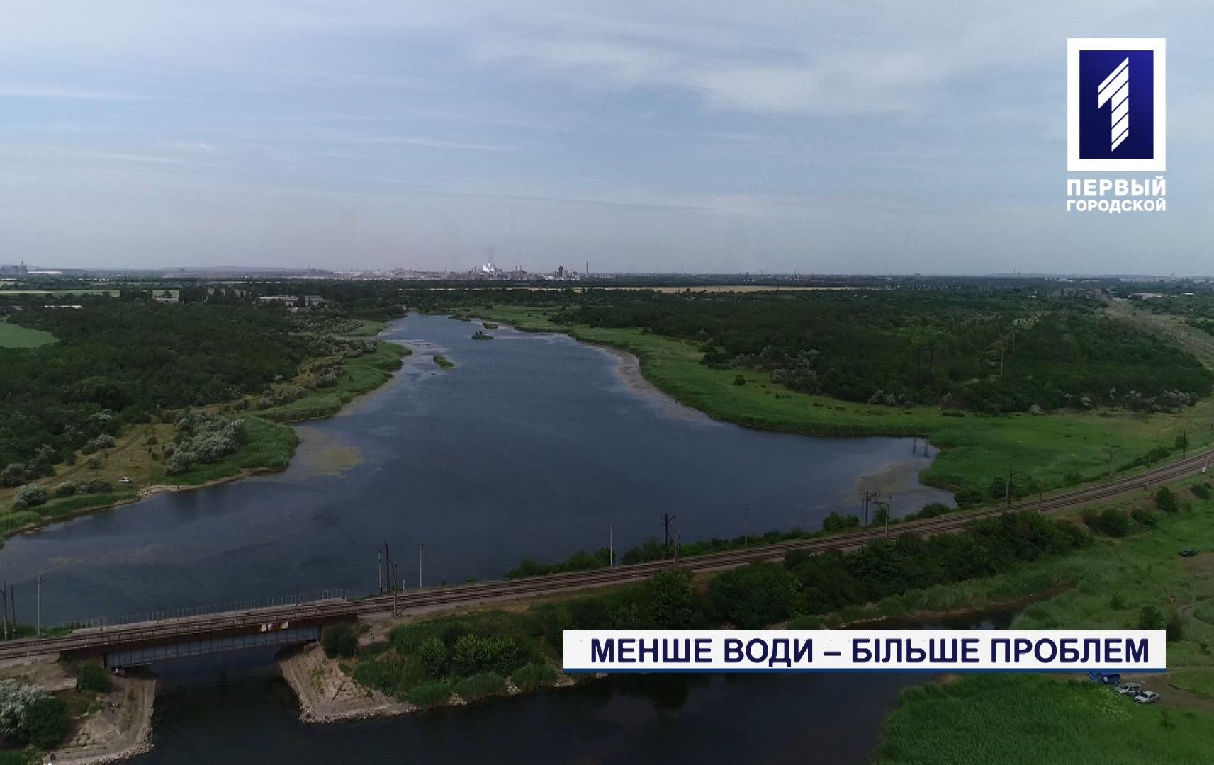 У Південному водосховищі суттєво впав рівень води