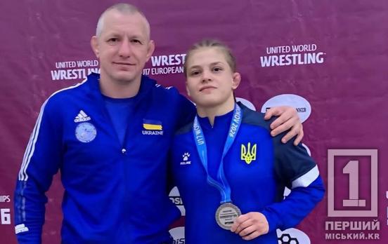 Срібло Чемпіонату Європи: криворізька борчиня Марія Полторак стала призеркою змагань у Болгарії
