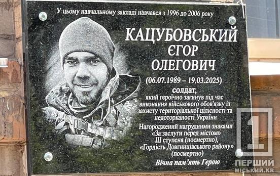 Его человечность поражала: в Кривом Роге почтили память Героя Егора Кацубовского