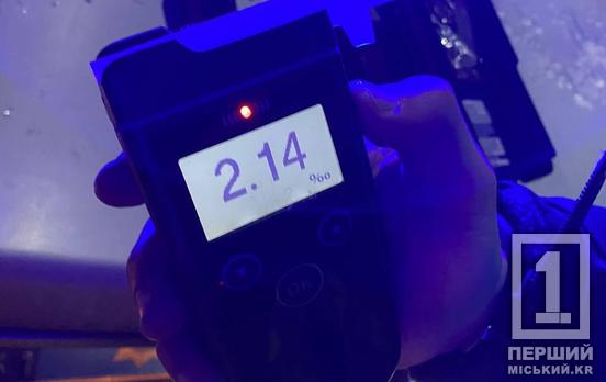 Перевищення у понад 10 разів: у Кривому Розі жінка ризикувала своїм та чужими життями, сівши за кермо добряче хильнувши