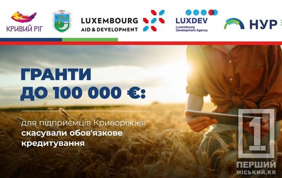 Підприємці Криворіжжя можуть отримати грант до 100 000 €