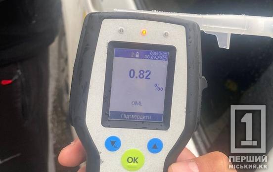 У Кривому Розі п’яний водій намагався «відкупитися» від патрульних і заробив ще одну статтю