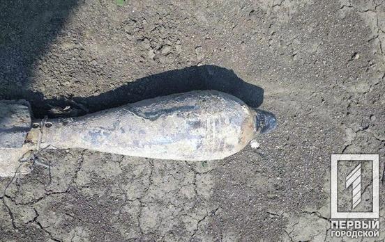 Под Кривым Рогом в карьере нашли миномётную мину