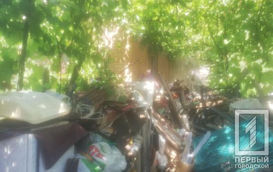 В Кривом Роге спасатели вывели из горящего дома пенсионера