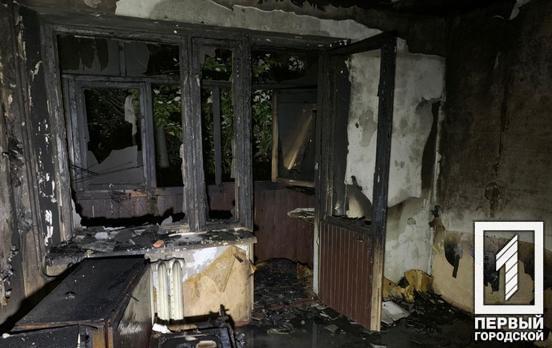 Во время пожара в Кривом Роге погибла пожилая женщина