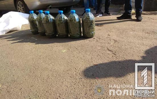 Больше килограмма марихуаны: в Кривом Роге задержали наркодилеров с крупной партией «травки»