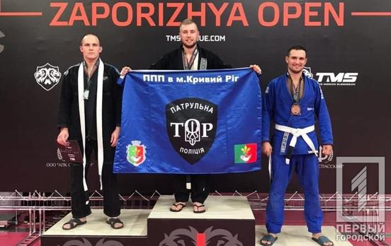 Полицейский из Кривого Рога занял первое место на всеукраинском турнире по джиу-джитсу