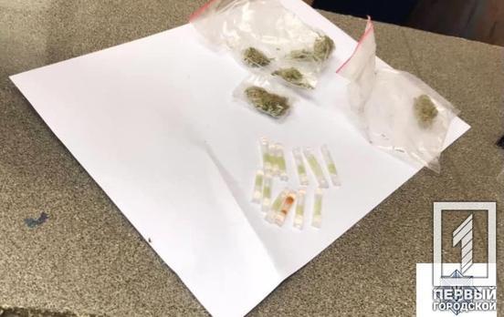 Метамфетамин и каннабис: патрульные Кривого Рога нашли наркотики у троих горожан