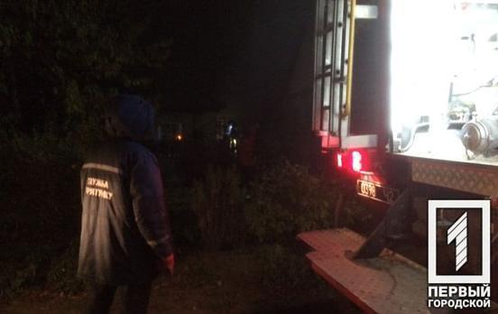 В Кривом Роге горела пристройка к частному дому