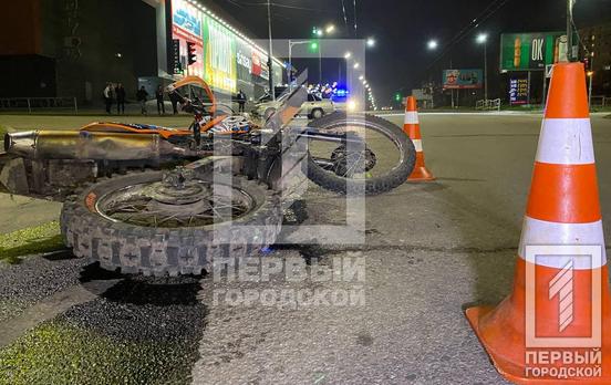 Столкновение на Заречном: в Кривом Роге травмировался несовершеннолетний мотоциклист