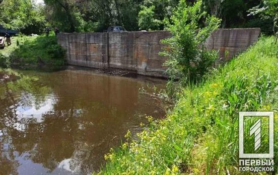В Кривом Роге возле второго Саксаганского туннеля водное зеркало реки очистили от мусора