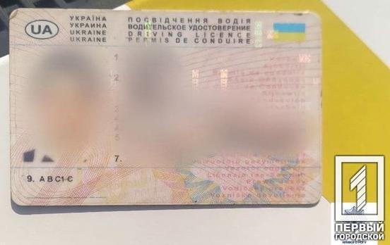 Припаркувався на клумбі: патрульні Кривого Рогу виявили нетверезого водія з підробленим посвідченням