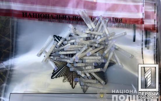 Поліцейські у Кривому Розі затримали чоловіка, якого підозрюють у розповсюдженні канабісу та метамфетаміну