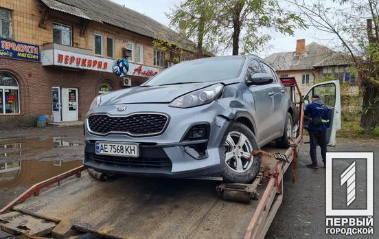 В Кривом Роге столкнулись три легковушки – никто не пострадал