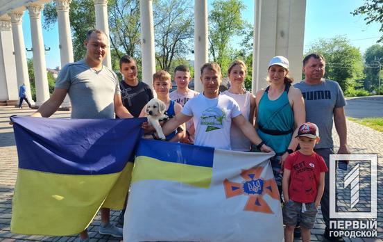 У Кривому Розі пройшов благодійний забіг на честь пса-піротехніка Патрона