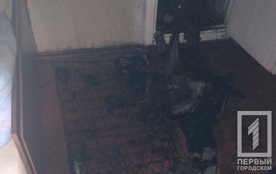 Рятувальники ліквідували пожежу у житловому багатоповерховому будинку Кривого Рогу