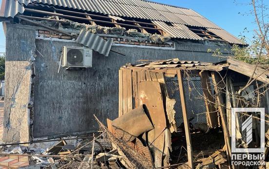 Ворог вчергове завдав нічного удару по Нікопольському та Криворізькому району Дніпропетровщини