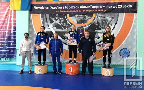 Криворізькі спортсменки здобули дві срібні медалі на Чемпіонаті України з вільної боротьби
