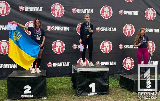 Третю сходинку серед усіх учасниць посіла спортсменка з Кривого Рогу на Міжнародному забігу Spartan