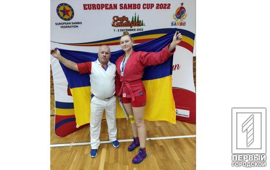 Криворіжанка стала срібною призеркою Кубку Європи з самбо