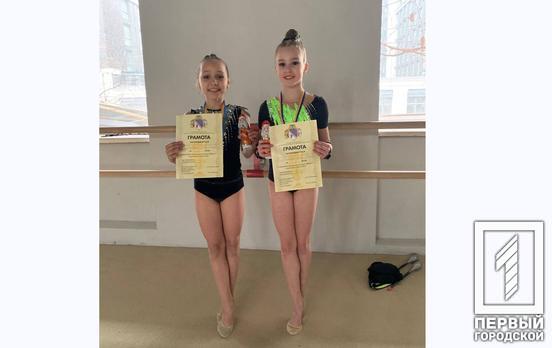 Золото й бронзу здобули криворізькі спортсмени на Чемпіонаті області з художньої гімнастики