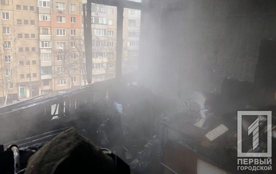Рятувальники Кривого Рогу швидко загасили полум’я, що вирувало на одному з балконів у багатоповерхівці