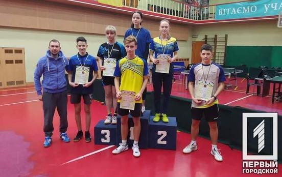 П’ять нагород здобули спортсмени з Кривого Рогу на Чемпіонаті області з настільного тенісу
