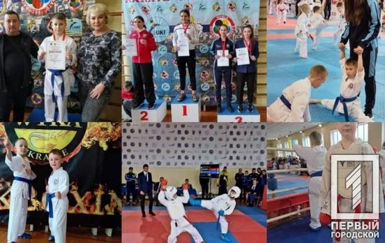 Почесні місця на п’єдесталі пошани посіли спортсмени з Кривого Рогу на Відкритому кубку Дніпропетровської області з карате