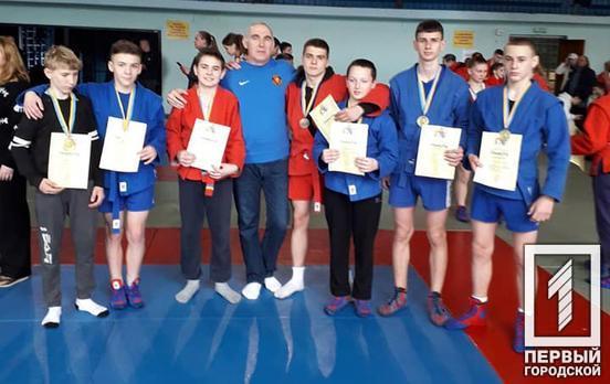 Самбісти Кривого Рогу посіли вісімнадцять призових місць на чемпіонаті області